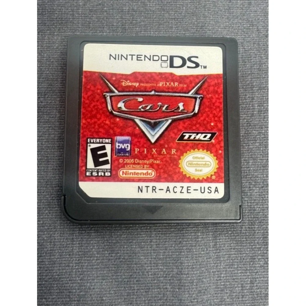 Nintendo Disney Pixar Cars DS Game Cartridge Racing - Tested